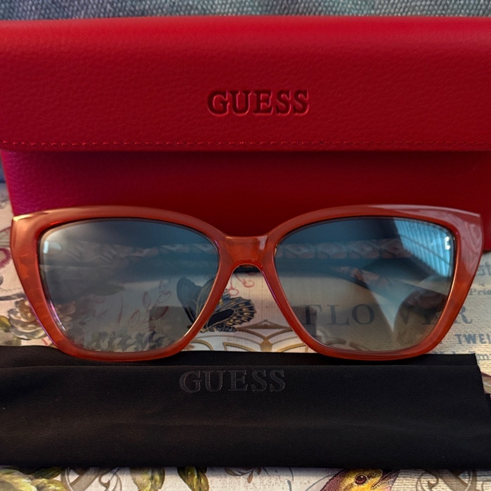 Guess Women's Orange Sunglasses
